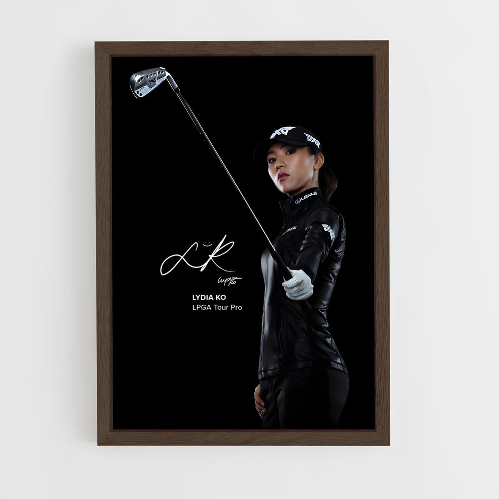 Poster Pro Golfer Lydia (vue 5)
